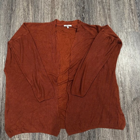Cozy Co Ribbed Side Slit Cardigan - Picture 2 of 5